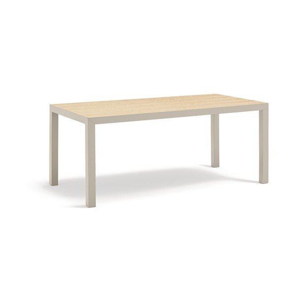 Masă de dining cu blat din lemn de stejar 75x180 cm Alma – Teulat