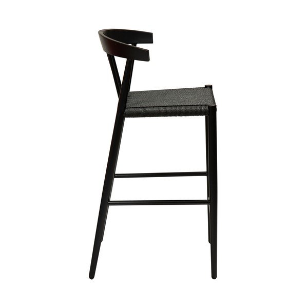 Scaun de bar DAN-FORM Denmark Sava, înălțime 91,5 cm, negru-image-2