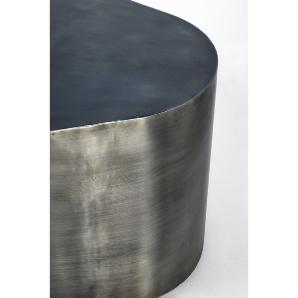 Măsuțe de cafea gri-antracit 2 buc. din metal 59x60 cm Kalinda – Bizzotto-image-4