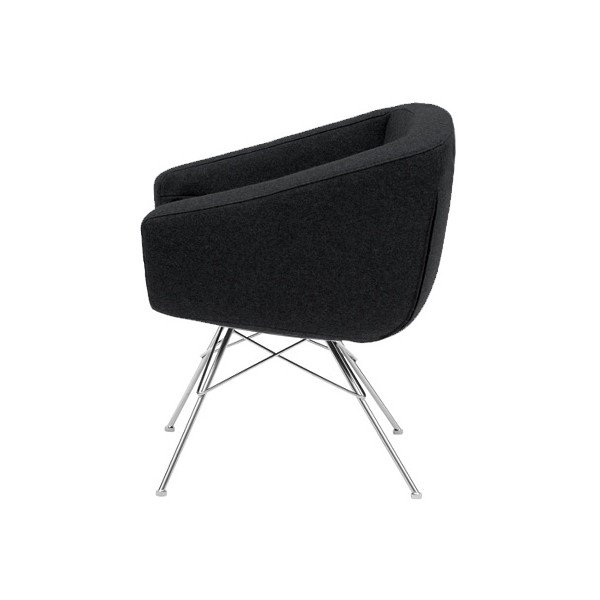 Fotoliu Softline Aiko, negru antracit-image-3