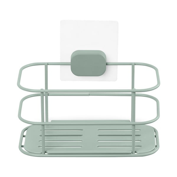 Raft pentru baie verde mentă autoadeziv din metal Grena – Compactor-image-4