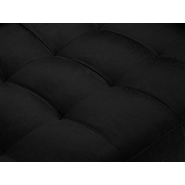 Canapea din catifea Milo Casa Santo, 174 cm, negru-image-4