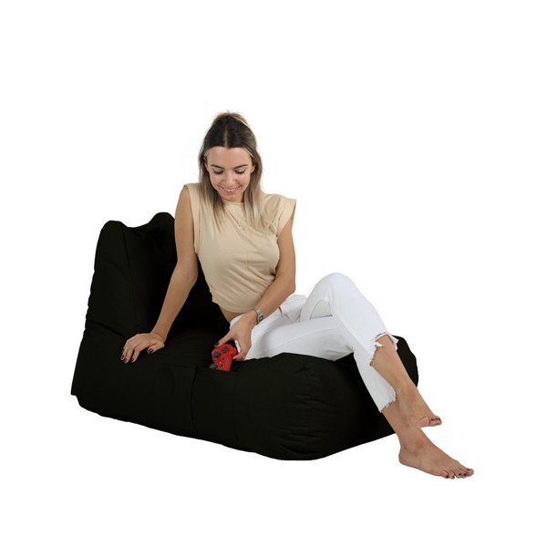 Fotoliu bean bag negru Trendy – Floriane Garden-image-2