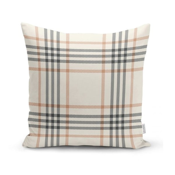 Față de pernă decorativă Minimalist Minimalist Cushion Covers Flannel, 45 x 45 cm, crem
