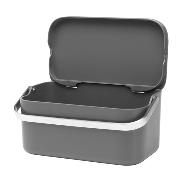 Recipient pentru deșeuri compostabile gri închis 1,8 l SinkSide – Brabantia