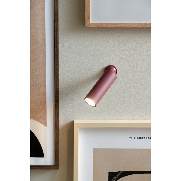 Spot burgundy LED cu structură flexibilă din aluminiu Paris – Leitmotiv-image-1