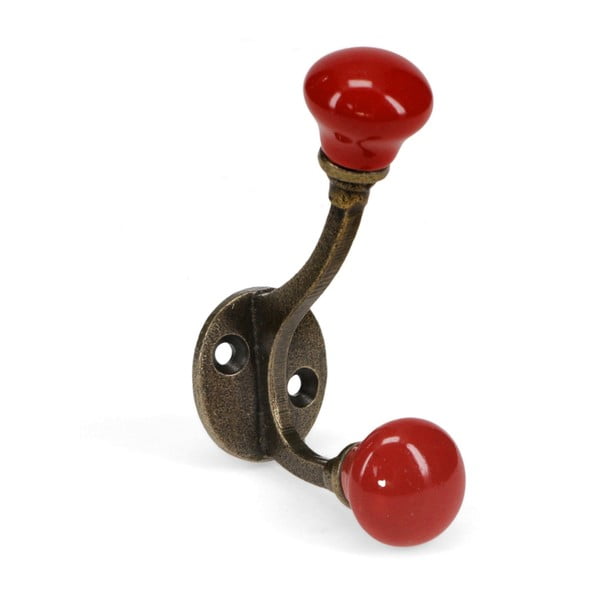 Cuier de perete roșu din metal 3 cm – Rex London