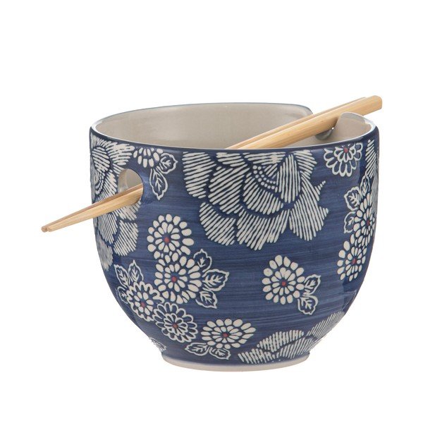 Bol albastru închis din gresie ø 14,5 cm Nara – Ladelle