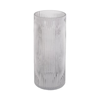 Vază din sticlă PT LIVING Allure, înălțime 30 cm, gri