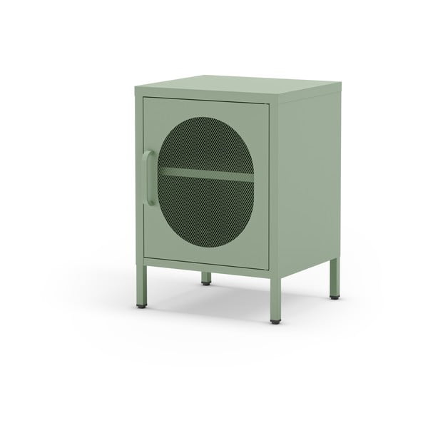 Noptieră verde-mentă din metal Diora – Marckeric-image-3
