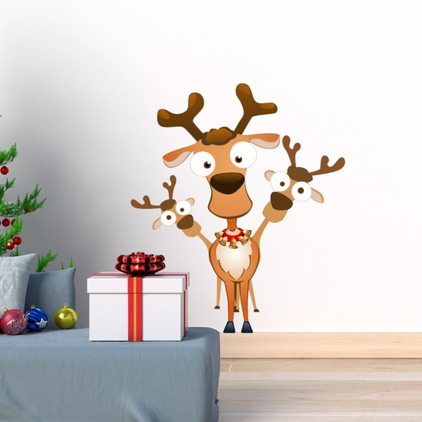 Autocolant de Crăciun Ambiance Christmas Reindeer