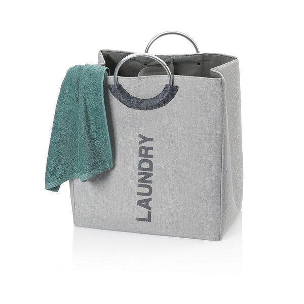 Coș de rufe din material textil Kela Palma Maxi, gri-image-1