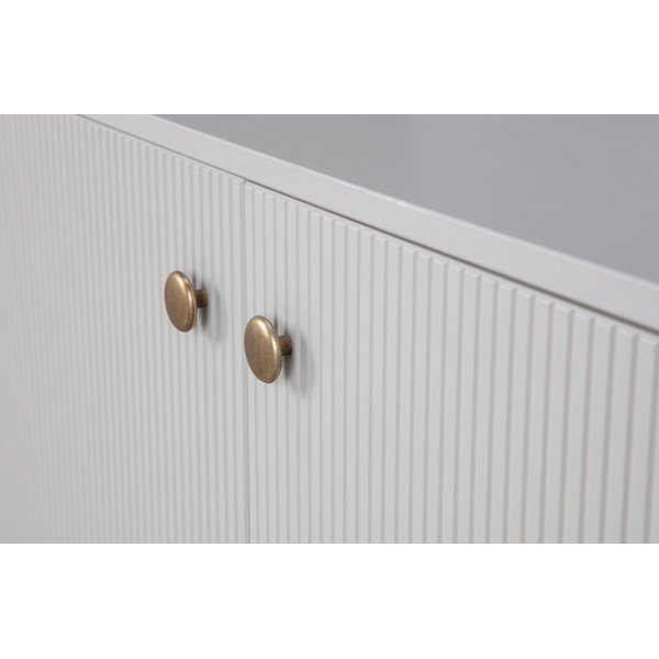 Bibliotecă modulară gri deschis din lemn masiv de pin 78x200 cm Madu – WOOOD-image-2