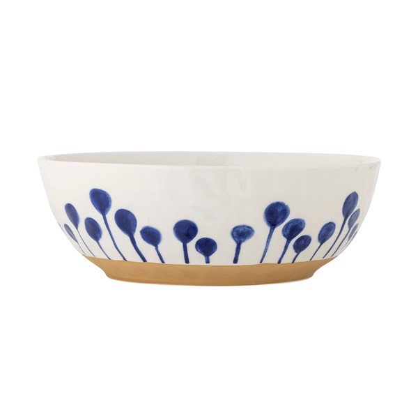 Bol alb/albastru din ceramică ø 28 cm Linora – Bloomingville