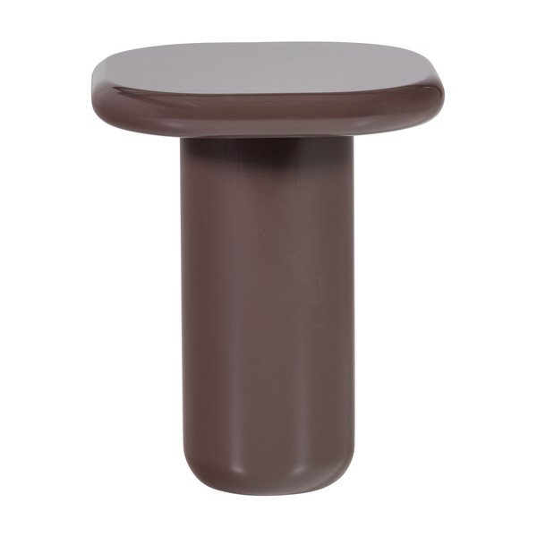 Măsuță auxiliară cu aspect lucios 50x50 cm Zava – WOOOD