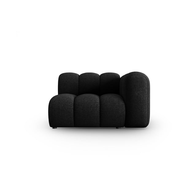 Modul pentru canapea negru/gri antracit (cu colț pe partea dreaptă) Lupine – Micadoni Home