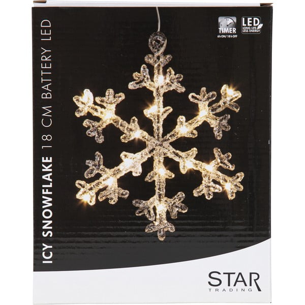 Decorațiune luminoasă  de  Crăciun Icy Snowflake – Star Trading-image-1