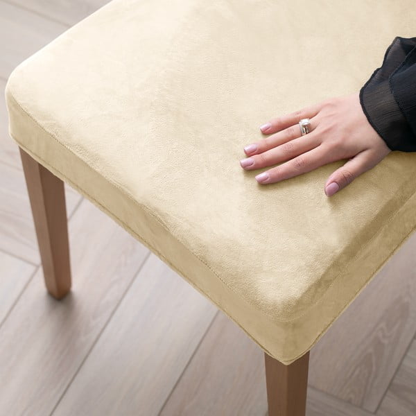 Huse bej 4 buc. elastice pentru scaun 48 cm Sento – Restilo-image-1