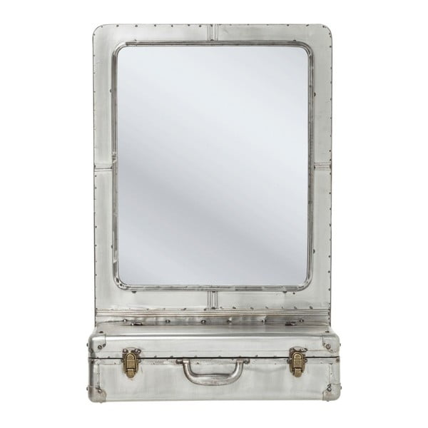 Oglindă de perete cu spațiu depozitare Kare Design Suitcase