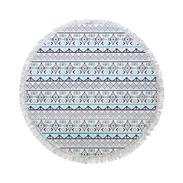 Prosop plajă rotund La Chanta Takzuro Round Beach Towel, ⌀ 1,5 m