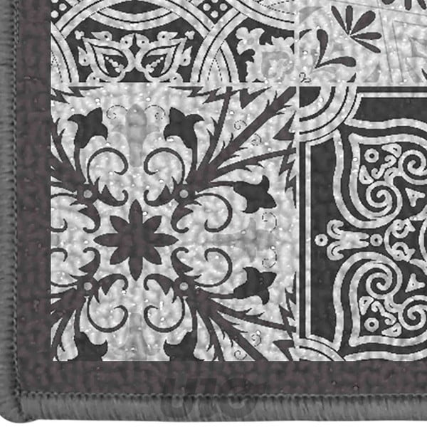 Covor gri lavabil 50x80 cm Persane – douceur d'intérieur-image-1