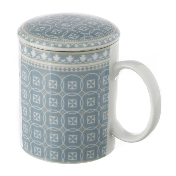 Cană cu sită pentru ceai Unimasa Cover, albastru 