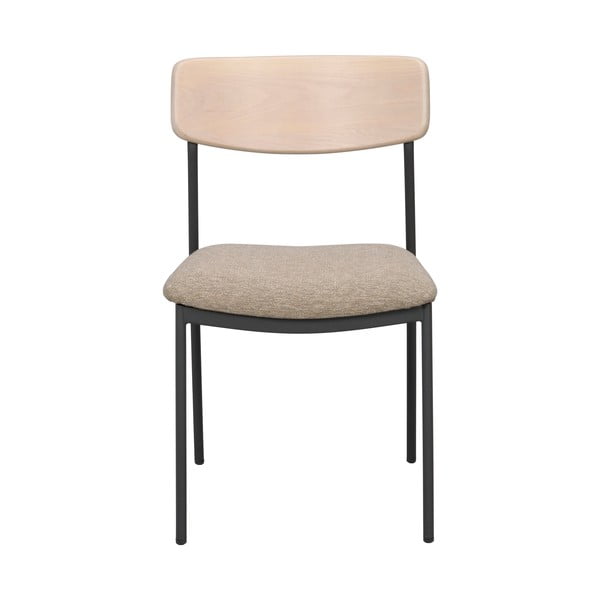 Scaune de dining bej/natural  2 buc. Maymont – Rowico-image-3