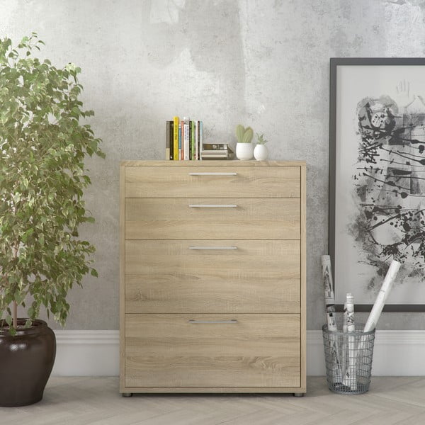 Componentă - sertare  cu aspect de lemn de stejar 84x105 cm Prima – Tvilum-image-1