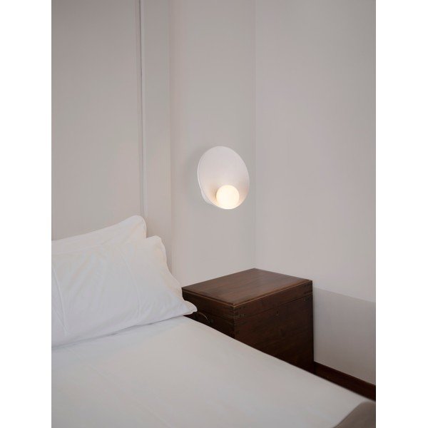 Aplică de perete alb mat din oțel Minim – Nova Luce-image-1