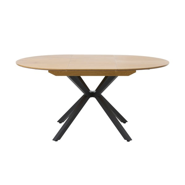 Masă de dining rotundă extensibilă cu blat suplimentar ø 120 cm Cesura – Unique Furniture-image-1