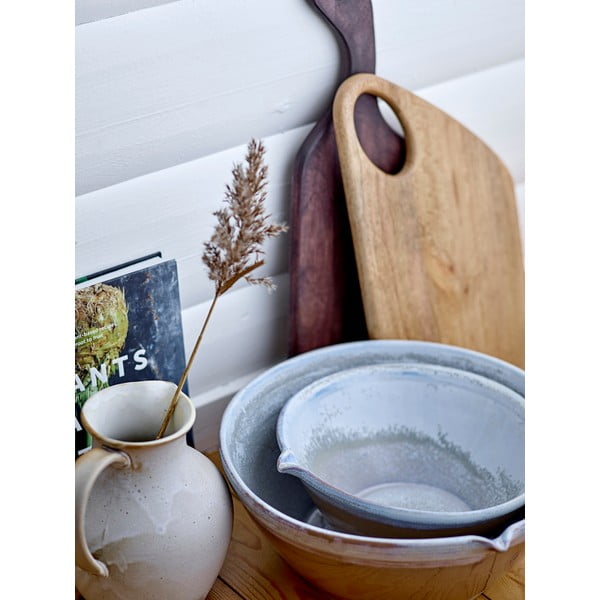 Carafă din gresie ceramică Bloomingville Lavra, 1,8 l, bej-image-2