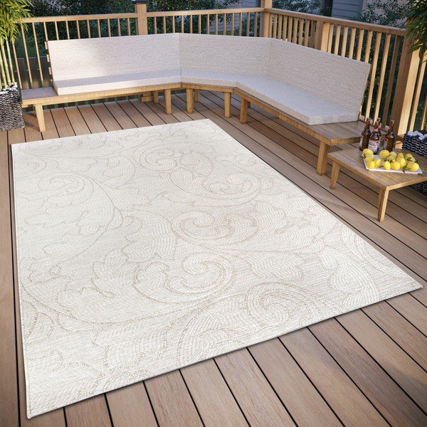 Covor de exterior crem 77x150 cm Elina Crema – Hanse Home-image-1