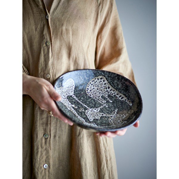 Bol decorativ din gresie ceramică ø 24 cm Sway – Bloomingville-image-2