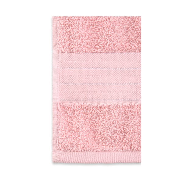 Prosoape roz 4 buc. din bumbac din frotir 50x100 cm – Good Morning-image-2