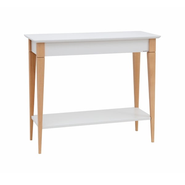 Masă tip consolă Ragaba Mimo, lățime 85 cm, alb
