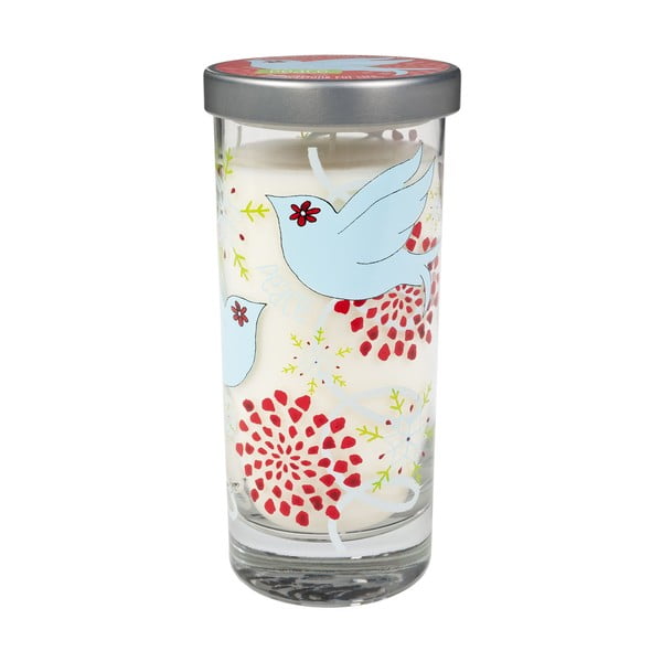 Lumânare parfumată  Glass Bridgewater Candle, aromă vanilie, flori, santal