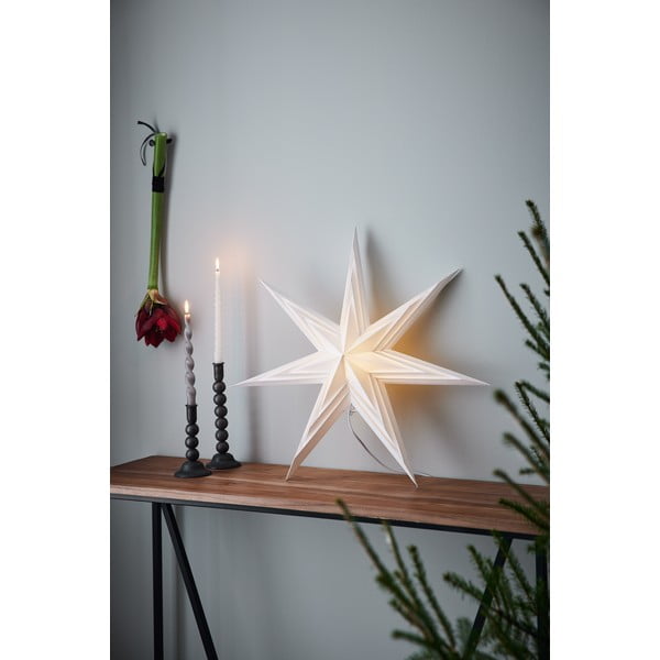Decorațiune luminoasă albă suspendată ø 70 cm  cu model de Crăciun Sombra – Markslöjd-image-1