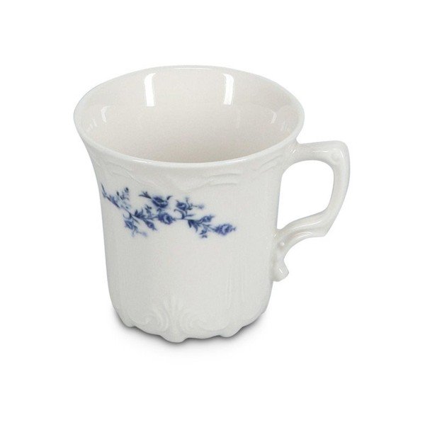 Ceașcă albă/albastră pentru cappuccino din porțelan 200 ml Retro – BonBistro-image-2