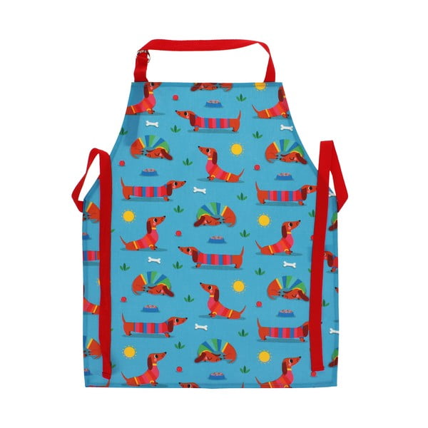 Șorț de bucătărie pentru copii din bumbac Sunny Sausage Dog – Rex London