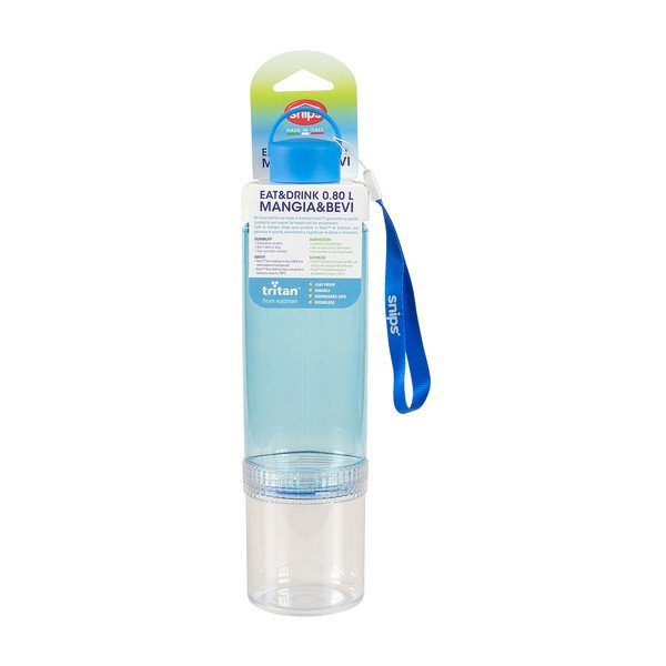 Sticlă de apă Snips Eat&Drink, 750 ml, albastru-image-1