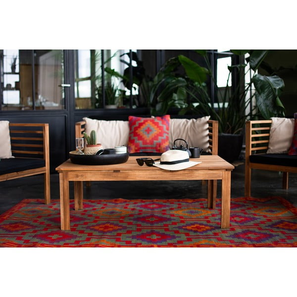 Covor reversibil pentru exterior din plastic reciclat Fab Hab Lhasa Orange & Violet, 120 x 180 cm, violet - portocaliu-image-4