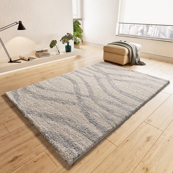 Covor gri deschis-crem 133x190 cm Helia – Universal-image-1