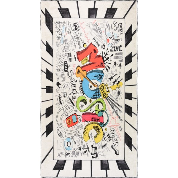 Covor pentru copii lavabil 120x180 cm Musical – Vitaus