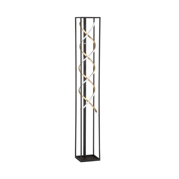 Lampadar negru LED cu intensitate reglabilă (înălțime 140 cm) Gil – Fischer & Honsel
