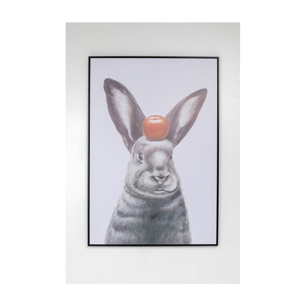 Tablou în ramă Kare Design Apple on A Bunny, 80 x 120 cm