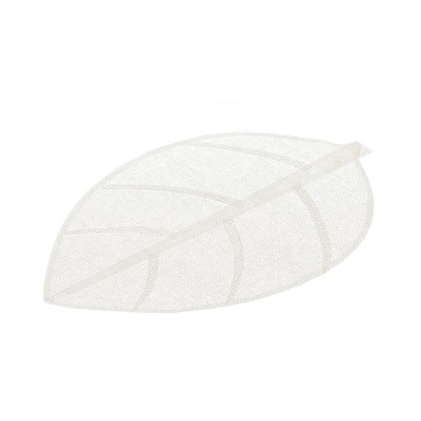 Suport pentru farfurie alb Casa Selección Leaves, 50 x 33 cm