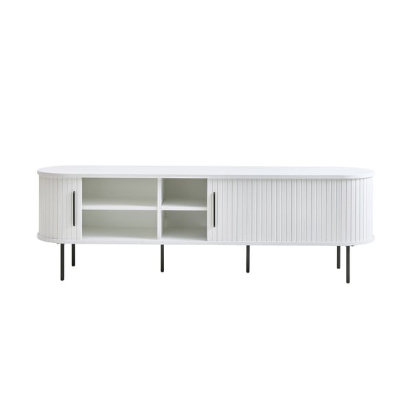 Comodă TV albă 180x56x45 cm Nola – Unique Furniture-image-4