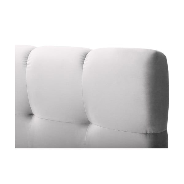 Pat boxspring gri deschis cu spațiu de depozitare 160x200 cm Bali – Cosmopolitan Design-image-4