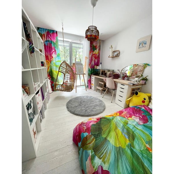 Draperie din bumbac satinat 110x250 cm Vibrant Colours – Butter Kings-image-2