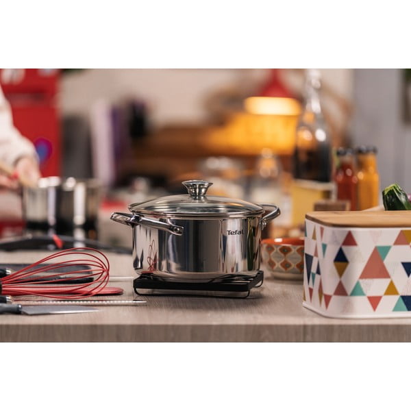 Oală din inox  adecvată pentru plita cu inducție Cook Eat – Tefal-image-2